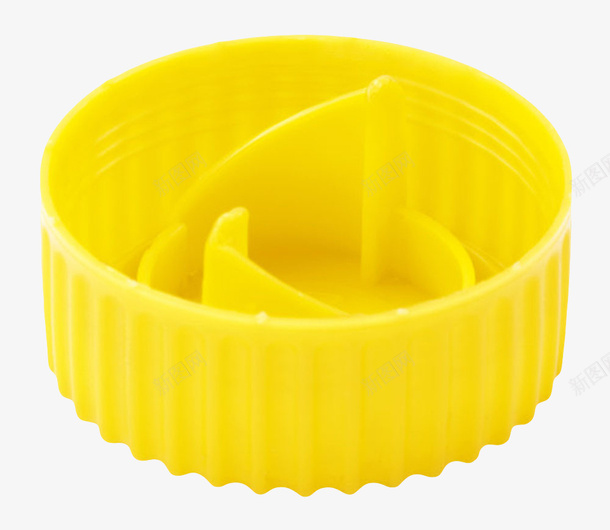 黃色圓形塑料瓶蓋素材 優質包裝制品PNG圖片免費下載